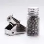 Mini Pocket Artillery Cannon Military Model Kits Metal Big Gun with Pellets for Present Decoration Collection Mini Pocket Artillery Cannon Military Model Kits Metal Big Gun with Pellets for Present Decoration Collection