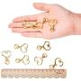 WANDIC Heart Shape Clasp, 50 Pcs Metal Lobster Claw Clasps Swivel Snap Hook for Keychains, Bags, Jewelry Making