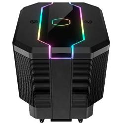 Cooler Master MasterAir MA620M Dual Tower ARGB High Performance CPU Air Cooler, 6 CDC 2.0 Heatpipes, SF120R Fan, Hexagon Strip Addressable RGB Lighting for AMD Ryzen/Intel LGA1151