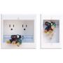 PowerBridge TWO-CK Dual Outlet Recessed In-Wall Cable Management System with PowerConnect for Wall-Mounted Flat Screen LED, LCD, and Plasma TV’s