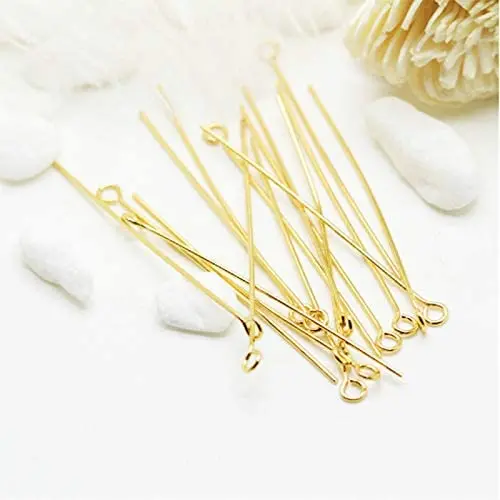 100pcs'' 9'' Shape Eye pins Stainless Steel Head Pin 32mm DIY Stainless Steel Metal Connector for Jewelry Earring Pendant Light Accessories Parts (Gold, 100pcs 32mm) 100pcs'' 9'' Shape Eye pins Stainless Steel Head Pin 32mm DIY Stainless Steel Metal Connector for Jewelry Earring Pendant Light Accessories Parts (Gold, 100pcs 32mm)