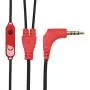GOgroove AudiOHM RNF Durable Earbuds - Heavy Duty Headphones with Thick Aramid Fiber Reinforced Cable, in-Line Microphone, in-Ear Noise Isolation & Rugged Metal Driver Housing (Nova Red) GOgroove AudiOHM RNF Durable Earbuds - Heavy Duty Headphones with Thick Aramid Fiber Reinforced Cable, in-Line Microphone, in-Ear Noise Isolation & Rugged Metal Driver Housing (Nova Red)