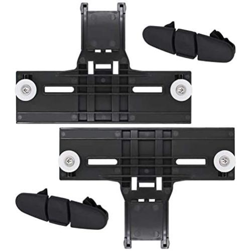 [Latest Version] UPGRADED W10350375 Dishwasher Top Rack Adjuster & W10508950 Dishwasher Stop Track Replacement For Whirlpool KitchenAid Kenmore -Enhanced Durability with Steel Screws