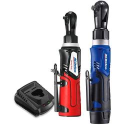 ACDelco G12 Series 12V Li-ion Cordless ¼” & 3/8” Rachet Wrench Combo Tool Kits (1 Battery Tool Kit)