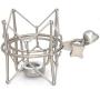 Weymic Wms-1 Silver Universal Microphone Shock Mount for B-Spark Mic, Atr2500,Metal Construction with Stand Arm Adapter