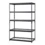 Edsal TRK-482478W5 Black Steel Shelving, 78'' Height x 48'' Width x 24'' Depth Edsal TRK-482478W5 Black Steel Shelving, 78'' Height x 48'' Width x 24'' Depth