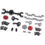 LoveinDIY Metal Front Axle Housing Assembly Kit Spare Parts for WPL B14/B24/B16/B36/C14/C24/C34 RC Car Accessories