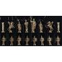 ( Without Board) Historical Handmade Rome Figures Metal Chess Pieces Big Size King 4.3 inc (Only Pieces)