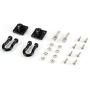2Pcs Metal RC Car Winch Shackles for 1/10 Traxxas TRX-4 TRX4 Rock Crawler Parts - Black