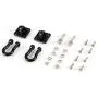 2Pcs Metal RC Car Winch Shackles for 1/10 Traxxas TRX-4 TRX4 Rock Crawler Parts - Black