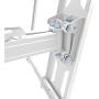 Kanto PDX650W Full Motion Articulating TV Wall Mount for 37-inch to 75-inch TVs | Low Profile with 22'' Extension | Integrated Cable Management | Swivel and Tilt Capable | White