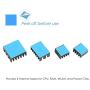 30 Pcs Raspberry Pi 4 Heatsink, MazerPi Raspberry Pi Heatsink Set Aluminum Heatsink with 3M 8810 Thermal Pad Copper Heatsink for Raspberry Pi 4 Model B/ 3B+/ 3B/ 2B
