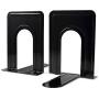 Bookends, Metal Bookends Book Ends for Office Nonskid Heavy Duty Book Ends for Shelves Black 6.69 x 4.9 x 4.3in, 5 Pair/10 Piece