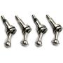 YU-NIYUT 4pcs Metal CVD Universal Joint Shaft Transmission for 1/28 Wltoys K969 K979 K989 K999 P929 P939 RC Car Upgrade Parts