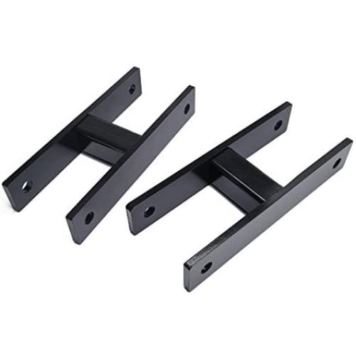 Heavy Metal Suspensions - Fits 1994-2004 Ford F-250 / F-350 Super Duty (4WD) and 2000-2005 Excursion 2'' Front Lift Shackles High Strength Carbon Steel Lift Kit