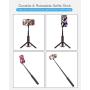 Selfie Stick Tripod, BlitzWolf Lightweight Aluminum All in One Extendable Phone Tripod Selfie Stick Bluetooth with Remote for iPhone 11 Pro/XS MAX/XS/XR/X/8 Plus/7 Plus/6S, Galaxy S10/S9/S9 Plus, More