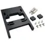 Bonarty Steering Servo Mounting Hardware Kit Metal Mount Bracket with Screws for 1/16 1/16 WPL B14 B24 C14 C24 B16 B36，JJRC Q60 Q61 RC Truck Upgrade Parts - Black