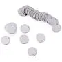 Kissitty 100-Piece 5/9'' Diameter (15mm) Blank Stainless Steel Stamping Tag Charms Smooth Polished Flat Round Disc Pendants 18 Gauge Thick Kissitty 100-Piece 5/9'' Diameter (15mm) Blank Stainless Steel Stamping Tag Charms Smooth Polished Flat Round Disc Pendants 18 Gauge Thick