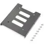 Pasow 2 Pack 2.5'' to 3.5'' SSD HDD Hard Disk Drive Bays Holder Metal Mounting Bracket Adapter for PC (Bracket) Pasow 2 Pack 2.5'' to 3.5'' SSD HDD Hard Disk Drive Bays Holder Metal Mounting Bracket Adapter for PC (Bracket)