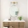 KSANA Gold Bathroom Vanity Light Fixtures with Clear Glass Shade, 22”x7”x9 KSANA Gold Bathroom Vanity Light Fixtures with Clear Glass Shade, 22”x7”x9