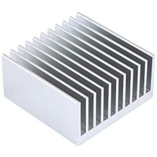 2Pcs Aluminum Heat Sink 40 x 40 x 20mm /1.57 x 1.57 x 0.79 inch Peltier Heatsinks Cooler for Cooling 3D Printers, TEC1-12706 Thermoelectric Peltier Cooler, Chipset CPU LED Power A