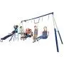 Sportspower Arcadia Swing Set - Outdoor Heavy-Duty Metal Playset for Kids Sportspower Arcadia Swing Set - Outdoor Heavy-Duty Metal Playset for Kids