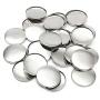 US Stock 1-1/2'' (37mm) Badge Pin Button Parts Top/Bottom Cover Clip for Button Maker DIY Badge Making 1000 Sets ABS Bottom