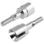 Metal Wheel Axle Shaft 02033 Upgrade Parts for 1/10 HSP Redcat Monster Truck (Silver, Set of 4)