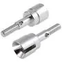 Metal Wheel Axle Shaft 02033 Upgrade Parts for 1/10 HSP Redcat Monster Truck (Silver, Set of 4)