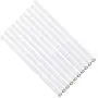 MonkeyJack 10 Pieces China Markers HB Pencils Set Drawing Marking Crayon Pencil for Coloring Drawing Marking on The Wood Glass Garments Metal Fabrics Porcelain Film Paper Plastic - White