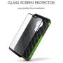 Motorola Moto G7 Power Case, Evocel [Explorer Series Pro] Premium Full Body Case with Glass Screen Protector, Belt Clip Holster, Metal Kickstand for Motorola Moto G7 Power (XT1955), Green