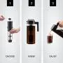 Takeya Patented Deluxe Cold Brew Coffee Maker, Two Quart, Black Takeya Patented Deluxe Cold Brew Coffee Maker, Two Quart, Black