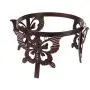 Topadorn Gazing Ball Stand Garden Hardware Metal Stand with Butterfly Adorned for 10-Inch or 12-Inch Gazing Globes