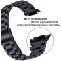V-Moro Metal Strap Compatible with Gear S2 Sport Bands Solid Stainless Stee Business Replacement Bracelet for Samsung Gear S2 Smartwatch Space Gray