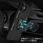 iPhone 11 Case, Maxuni iPhone 11 Protective Case with Ring Kickstand, Drop Tested Anti-Scratch Impact-Resistant Bumpers Cover with Stand Metal Plate to Magnetic Car Mount(6.1 inch)