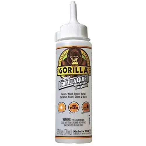 Gorilla Clear Glue, 5.75 ounce Bottle, Clear (Pack of 1),4572502 Gorilla Clear Glue, 5.75 ounce Bottle, Clear (Pack of 1),4572502