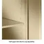 Tennsco 7218 24 Gauge Steel Standard Welded Storage Cabinet, 4 Shelves, 150 lbs Capacity per Shelf, 36'' Width x 72'' Height x 18'' Depth, Putty Tennsco 7218 24 Gauge Steel Standard Welded Storage Cabinet, 4 Shelves, 150 lbs Capacity per Shelf, 36'' Width x 72'' Height x 18'' Depth, Putty