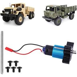 Dilwe RC Car Gearbox, Metal Speed Change Gear Box for WPL 1663 RC Car Accessory Parts(Black)
