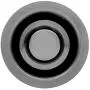 LQS Kitchen Sink Garbage Disposal Flange and Sink Stopper, fit 3-1/2 Inch Standard Sink Drain Hole Colour Gunmetal LQS Kitchen Sink Garbage Disposal Flange and Sink Stopper, fit 3-1/2 Inch Standard Sink Drain Hole Colour Gunmetal