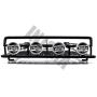 INJORA Black Metal Roof Rack with 4LED Lights for 1:10 RC Rock Crawler SCX10 II 90046 90047 Cherokee SCX10 D90 Wrangler