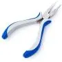 Pandahall 1pc Carbon-Hardened Steel Ferronickel Bent Nose Metal Finding Bedning Tool Handy Jewelry Plier 5x2.28 Inch