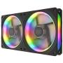 Cooler Master MasterFan SF240P ARGB 240mm All-in-One Square Frame Fan w/ 56 Independently-Controlled ARGB LEDs, PWM Control Fan for Computer Case and CPU Liquid Cooler (MFY-P2D2-24NPA-R1)