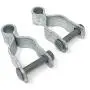 Pressed Steel Chain Link Fence Frame Hinge w/Bolt - (2 Sets Pack) (1-3/8'') Pressed Steel Chain Link Fence Frame Hinge w/Bolt - (2 Sets Pack) (1-3/8'')
