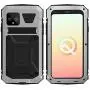HATA iPhone 11 Metal Military Heavy Duty case, iPhone 11 Rugged Drop Tested Case with Built-in Screen Protector Kickstand Sturdy Full Body Cover (Sliver, iPhone 11) HATA iPhone 11 Metal Military Heavy Duty case, iPhone 11 Rugged Drop Tested Case with Built-in Screen Protector Kickstand Sturdy Full Body Cover (Sliver, iPhone 11)