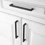Koofizo Solid Square Bar Cabinet Handle - Black Furniture Pull, 6.3 Inch/160mm Screwhole Distance, 10-Pack for Kitchen Cupboard Door, Bedroom Dresser Drawer, Bathroom Wardrobe Hardware Koofizo Solid Square Bar Cabinet Handle - Black Furniture Pull, 6.3 Inch/160mm Screwhole Distance, 10-Pack for Kitchen Cupboard Door, Bedroom Dresser Drawer, Bathroom Wardrobe Hardware