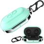 HALLEAST for Galaxy Buds+ Plus Carrying Case, Galaxy Buds TPU Full Protective Skin with Keychain Compatible Samsung Galaxy Buds Wireless 2020 2019 Earbuds Accessories, Mint Green