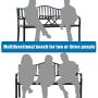 Metal Garden Bench Park Bench Bench Chair Outdoor Benches Clearance Patio Bench Yard Bench Porch Work Entryway Steel Frame Furniture Metal Garden Bench Park Bench Bench Chair Outdoor Benches Clearance Patio Bench Yard Bench Porch Work Entryway Steel Frame Furniture