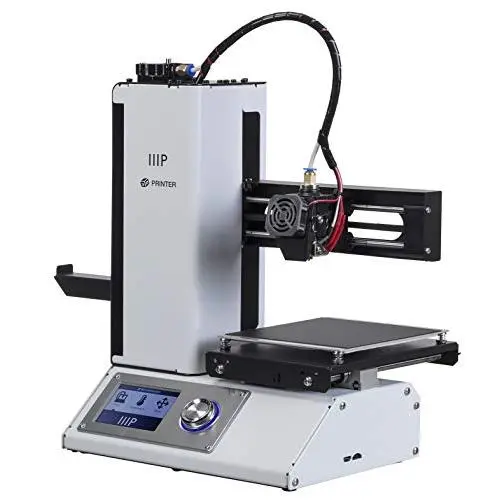 Monoprice - 15365 Select Mini 3D Printer v2 - White With Heated (120 x 120 x 120 mm) Build Plate, Fully Assembled + Free Sample PLA Filament And MicroSD Card Preloaded With Printable 3D Models Monoprice - 15365 Select Mini 3D Printer v2 - White With Heated (120 x 120 x 120 mm) Build Plate, Fully Assembled + Free Sample PLA Filament And MicroSD Card Preloaded With Printable 3D Models