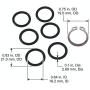 Liberty Garden Products 4000-ORING Replacement Kit O-Ring, Black