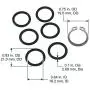 Liberty Garden Products 4000-ORING Replacement Kit O-Ring, Black Liberty Garden Products 4000-ORING Replacement Kit O-Ring, Black